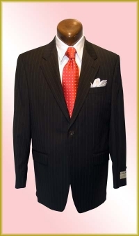 Ralph Lauren Black Striped Suit