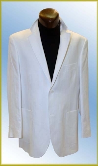 Calvin Klein White Linen Sportcoat